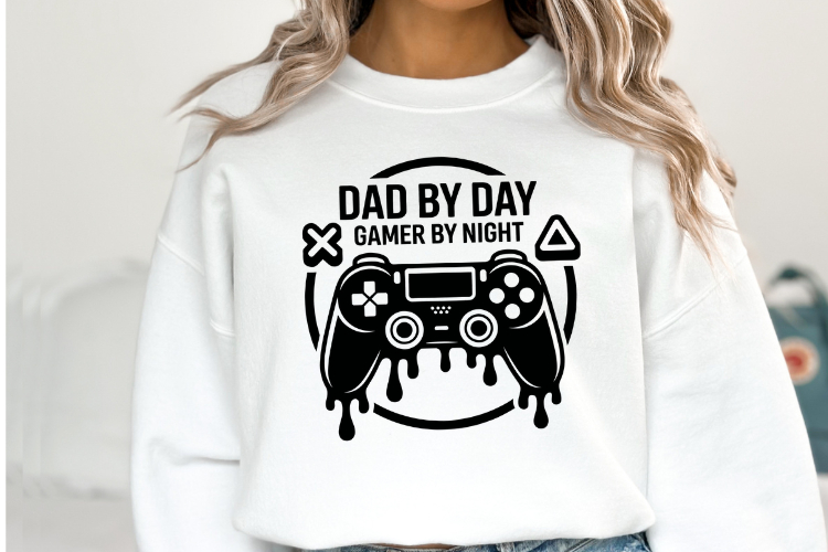 Dad By Day Gamer By Night Svg Image 22