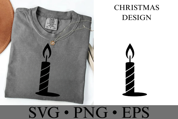 Christmas Candle Clipart Image 9