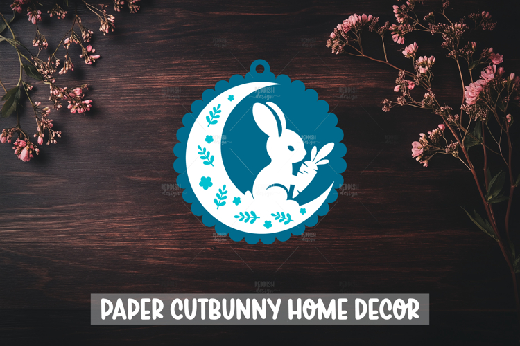 Floral Bunny Svg Image 10