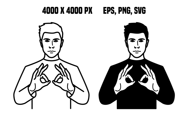 Sign Language Interpretation Icons