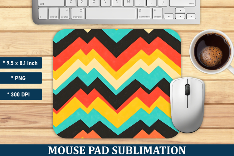 Chevron Pattern Mouse Pad | Mouse Pad Sublimation