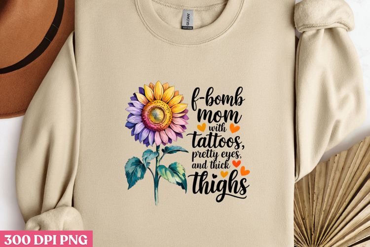 Mom Life Sunflower Svg Image 3