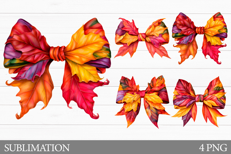Fall Bow Sublimation. Fall Bow T-Shirt Design