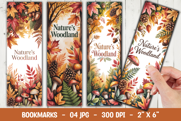 Woodland Bookmark Sublimation