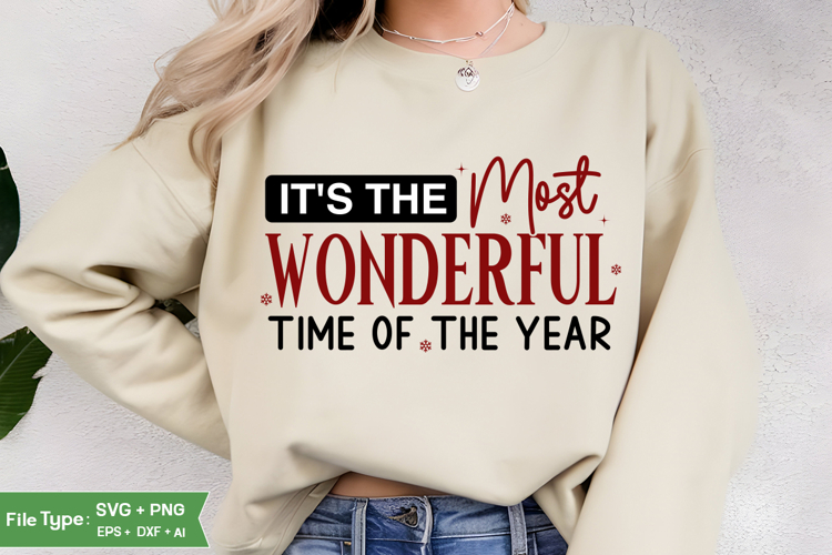 Its The Most Wonderful Time Of The Year SVG PNG
