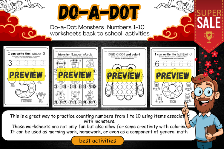 Writing Numbers 1-10 Worksheet