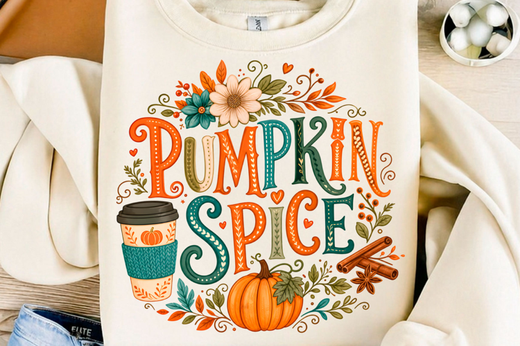 Pumpkin Spice Fall Coffee Png