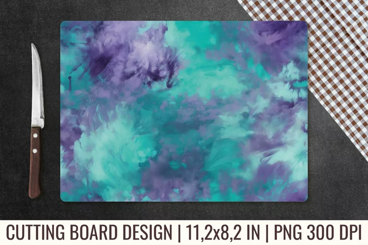 Abstract Cutting Board | Kitchen Glass Cutting Board