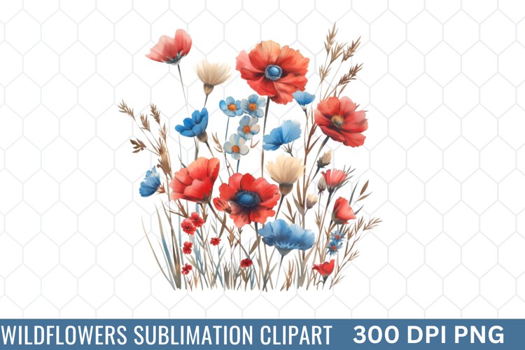 Wildflowers Sublimation Clipart