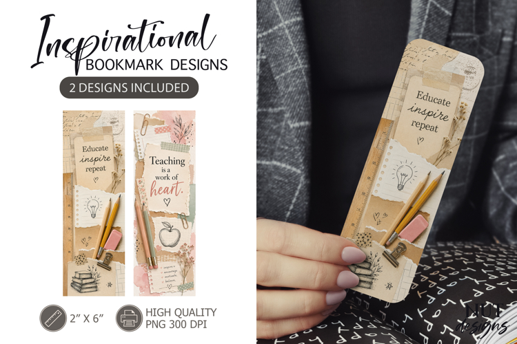 Inspirational Teacher Bookmark appreciation bookmark