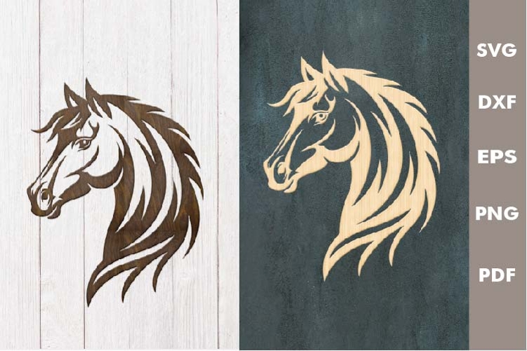 Horse papercut Design| Laser cut, Cricut, Silhouette