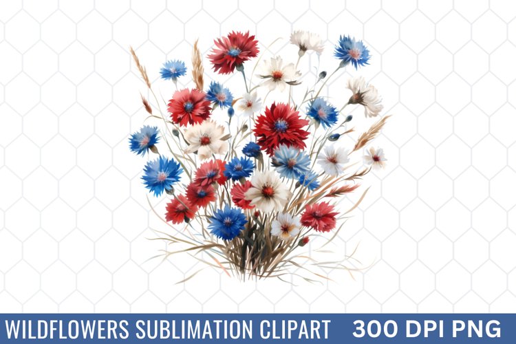 Wildflowers Sublimation Clipart