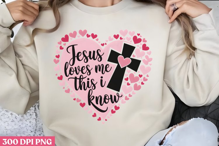 Jesus Loves Me Svg Image 12