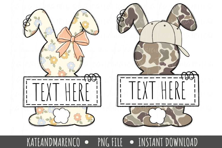 Customizable Easter PNG | Kids Easter Name Tag PNG