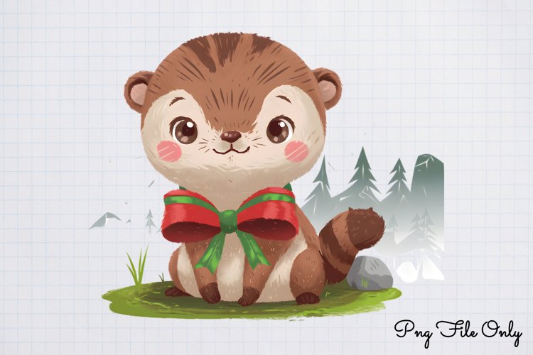 Boho Christmas Clipart Image 8