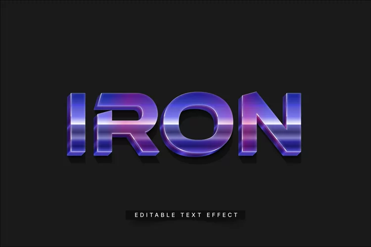 Editable Text Effect for Illustrator. Vector Graphic styles