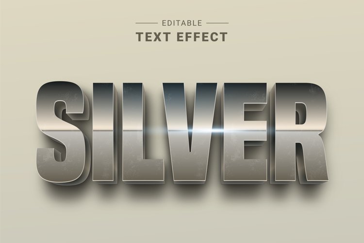 Editable Text Effect for Illustrator. Vector Graphic styles