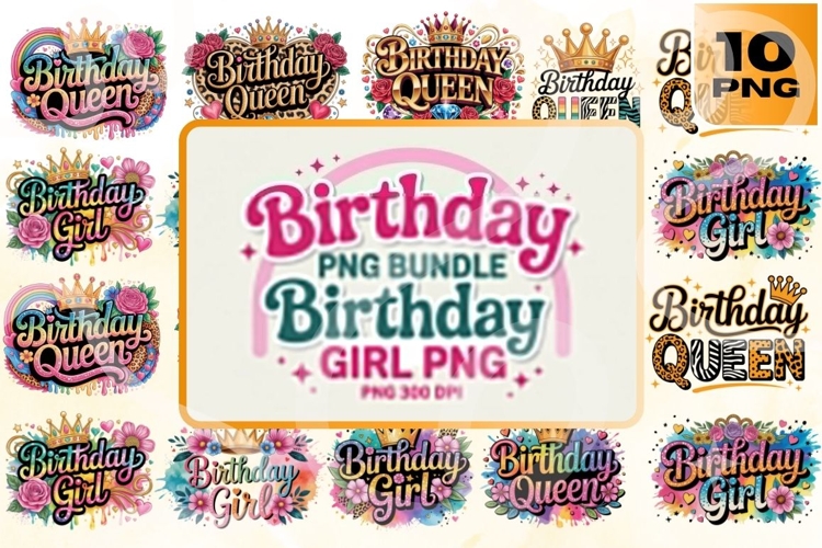 Birthday Girl Clipart Image 12