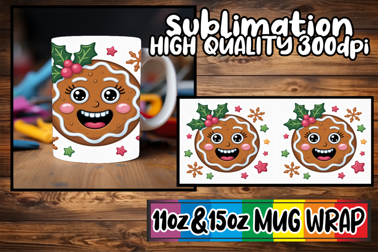 Cozy evenings 11oz 15oz sublimation wrap, Cute Christmas