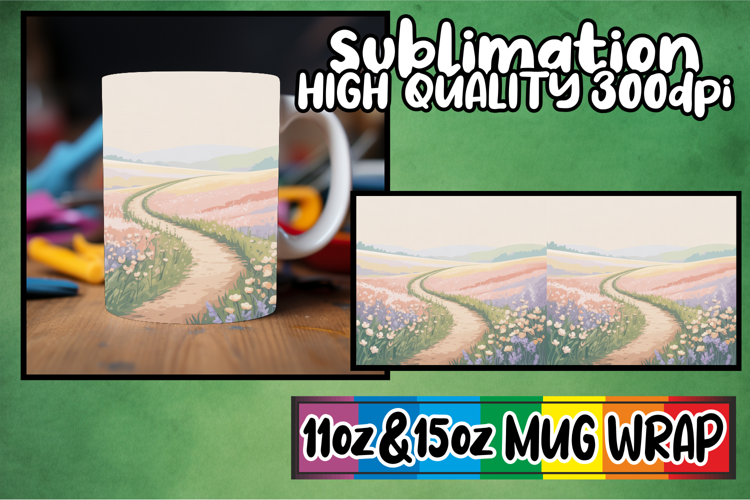 Vibrant dreams sublimation print wrap, Spring