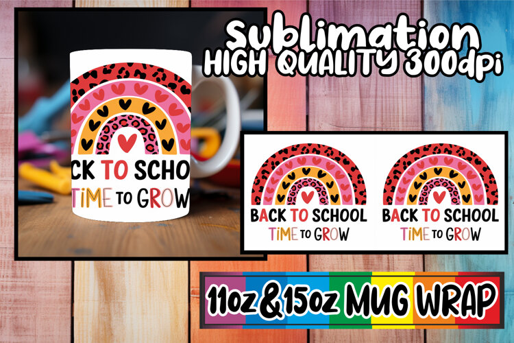 Colorful days sublimation print wrap, Back To School example image 1