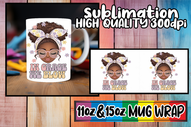 Blissful nights sublimation print wrap, Praying Woman