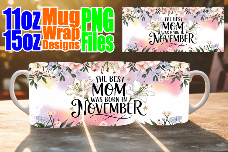 Timeless moments 11oz 15oz sublimation wrap, Mother's Day