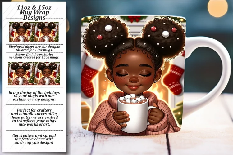 Heartwarming Christmas Celebration Mug Wrap