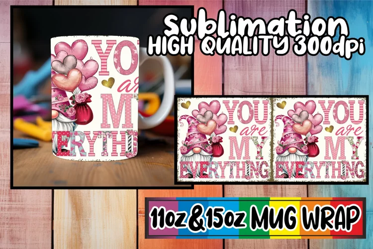Heartfelt mornings 11oz 15oz sublimation wrap, Valenines