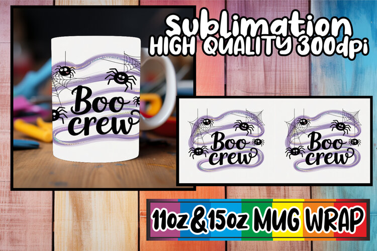 Whimsical nights sublimation print wrap, Halloween example image 1
