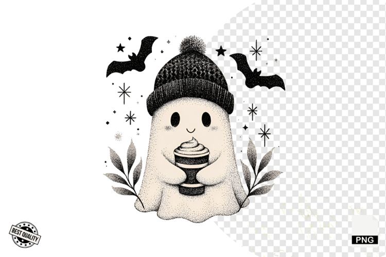 Cute Halloween Ghost Clipart