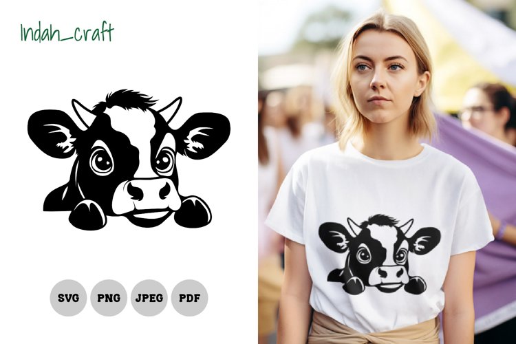 Cow Vector Image 11