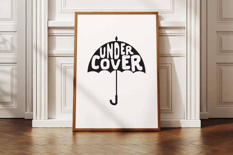Under cover Umbrella SVG cut file