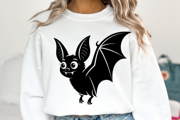 Halloween Bat Silhouette Image 9