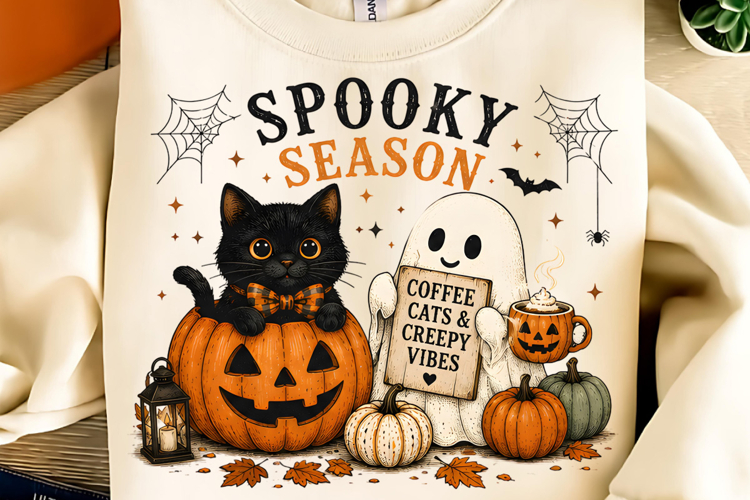 Trending Halloween PNG, Spooky Season PNG, Cute Pumpkin PNG