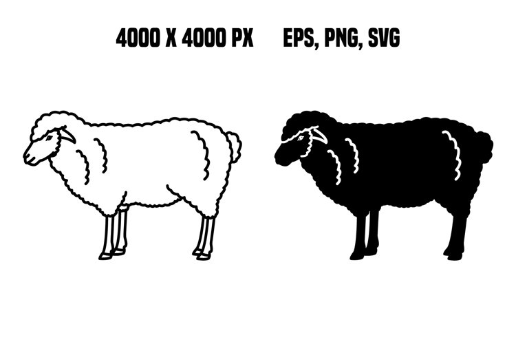 Sheep Clipart Image 6