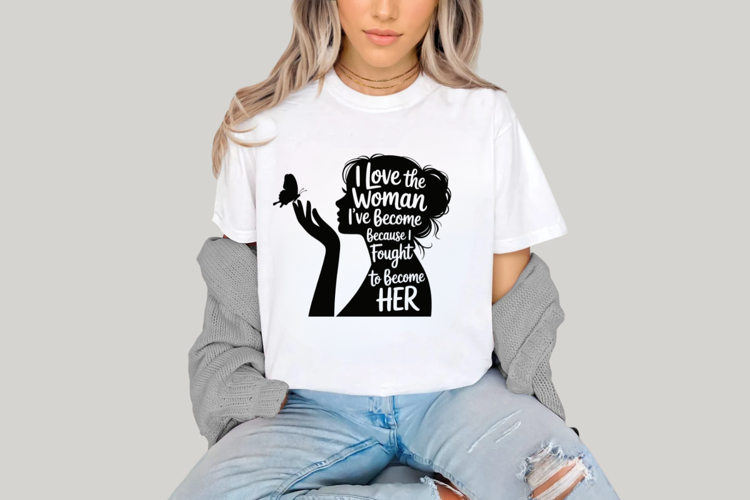 I Love The Woman Svg | Cricut | Strong Woman Svg