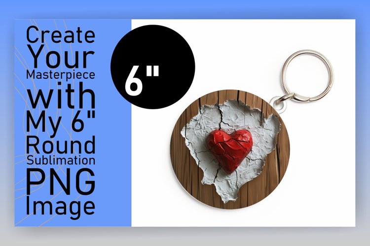 Heartfelt Keychain: 3D Wall Art Design