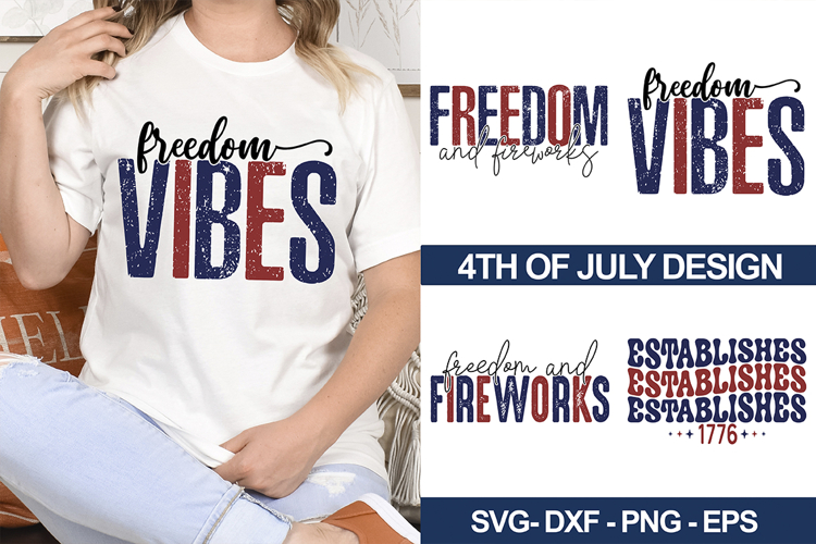 4th Of July T-shirt Design - 4th Of July Design
