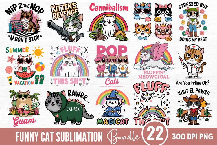 Funny Cat Svg Image 23