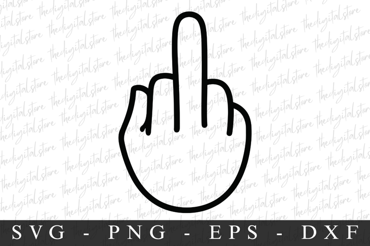 Middle Finger| SVG Cut files | Cricut