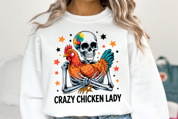 Crazy Chicken Svg Image 6