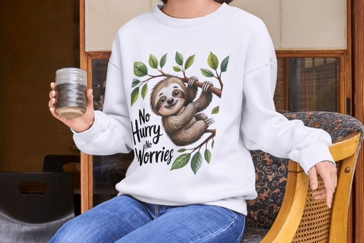 Funny Sloth PNG Bundle 19 Lazy   Caffeinated Sublimation