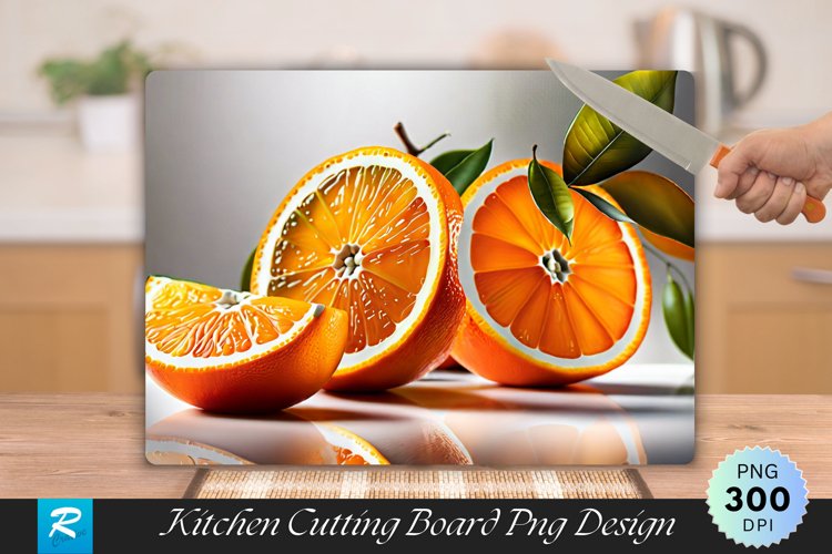 Valencia Cutting Board Sublimation Design example image 1