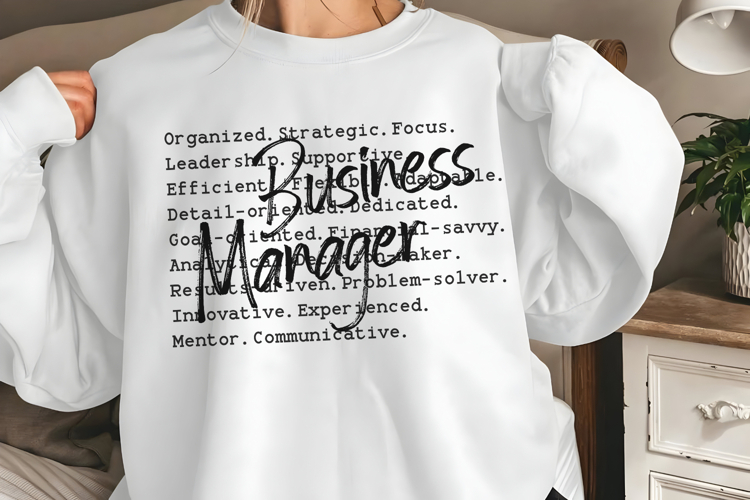 Business manager SVG