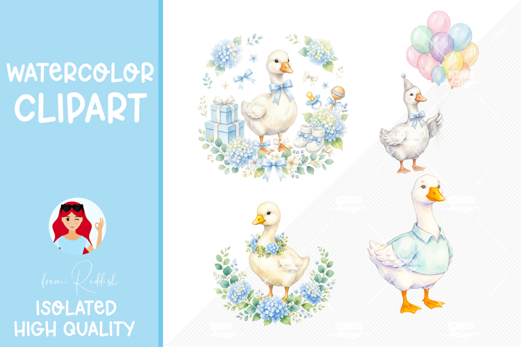 Cute Duck Clipart Image 23