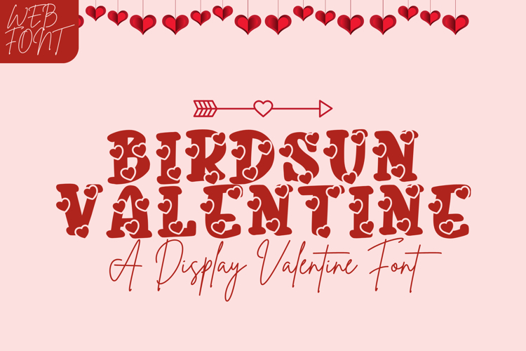 Birdsun Valentine - A Sweet and Romantic Handwritten Font
