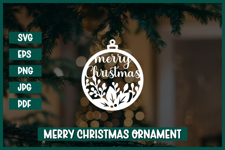 Christmas Ornament SVG,Christmas Paper cut SVG