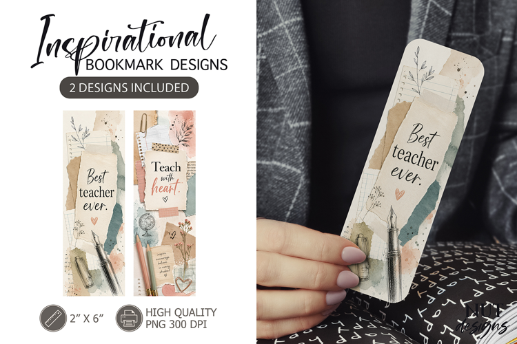 Best Teacher Bookmark Sublimation School bookmarks