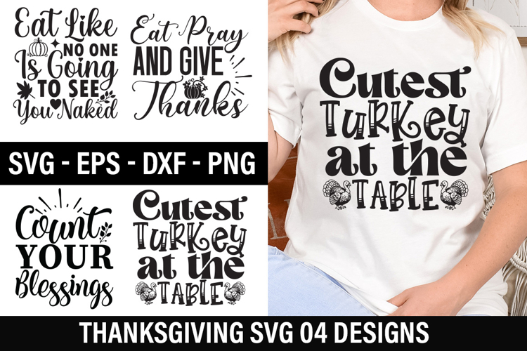 Thanksgiving SVG Design - Eat Like No One is Going to See